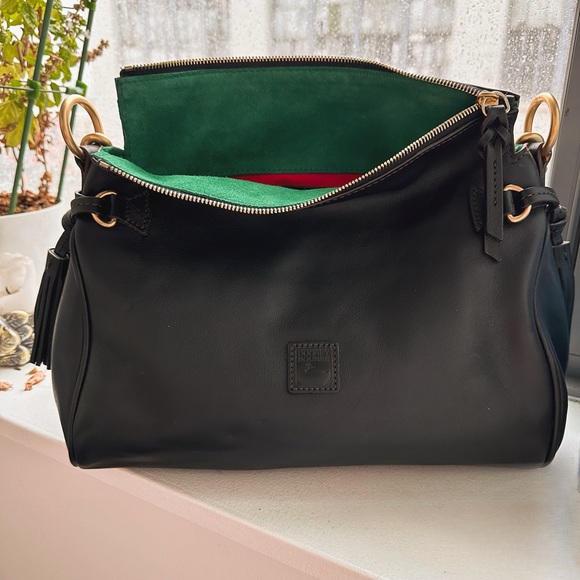 Dooney & Bourke Medium Florentine Leather Zip Hobo - Picture 2 of 4